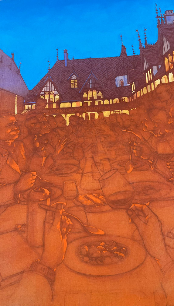 Visuel en cours de finalisation de la 165è Vente des Vins des Hospices de Beaune, par Mode 2 